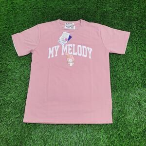 Sanrio My-Melody Shirt Womens XL 21x27 Pink Arch-Spellout